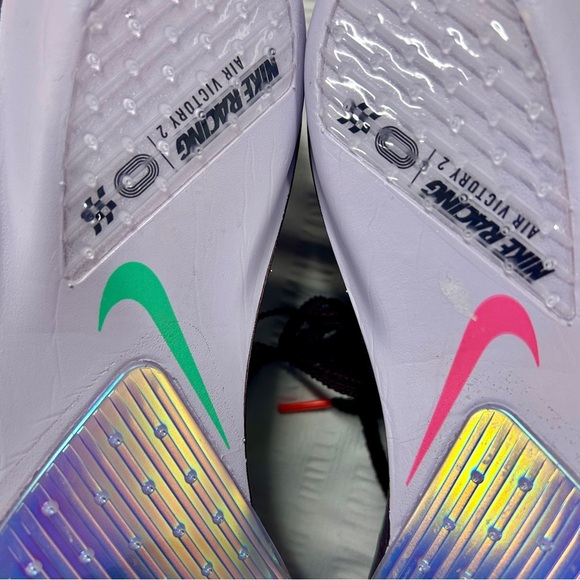 Nike Victory 2 Faith Kipyegon Burgundy Crush / Electric Algae size 14 - Picture 5 of 13